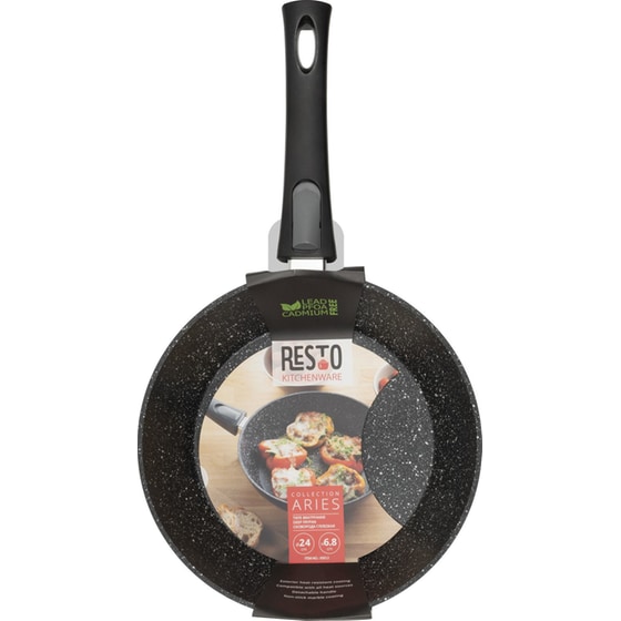 Αντικολλητικό Τηγάνι RESTO Aries 93012 από Αλουμίνιο 24 cm image 0