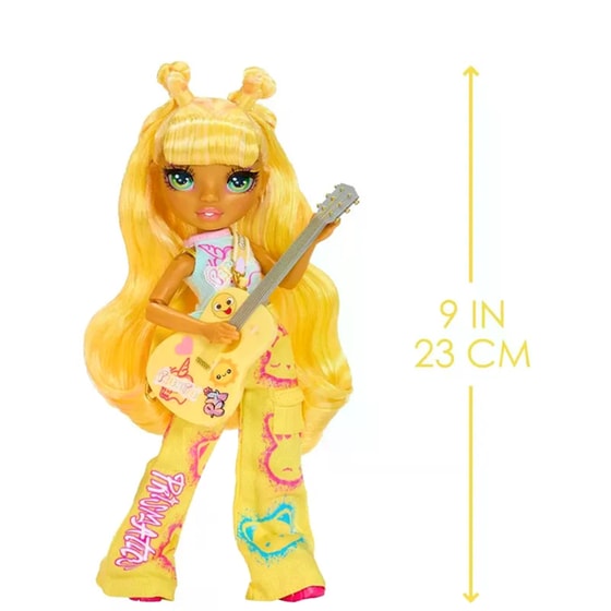 Κούκλα Rainbow High MGA Entrertainment Junior High Rock Party Sunny image 5