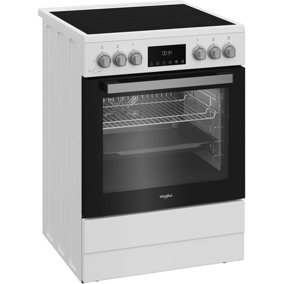 WHIRLPOOL W6V8LCSW 72 Lt Λευκό Ηλεκτρική Κουζίνα Κεραμική image 2