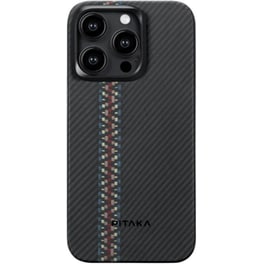 Θήκη Apple iPhone 15 Pro Max - Pitaka Fusion Weaving Magez Case Magsafe - Πολύχρωμο