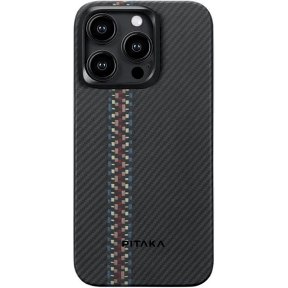 Θήκη Apple iPhone 15 Pro Max - Pitaka Fusion Weaving Magez Case Magsafe - Πολύχρωμο image 0