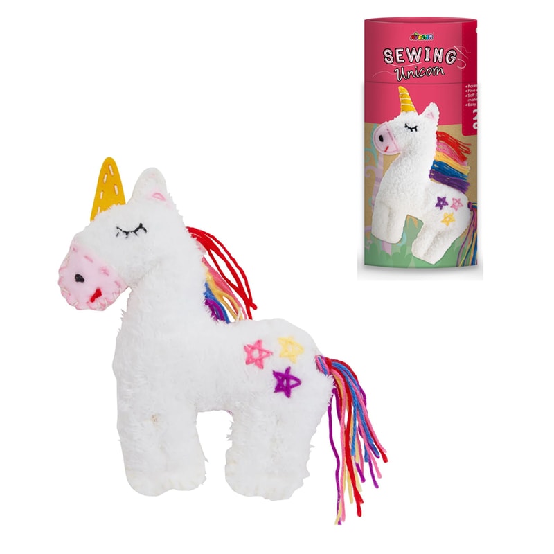 Παιδικό Σετ Ραπτικής Κούκλα-Μπρελόκ Diy Avenir Sewing Doll Unicorn AVENIR
