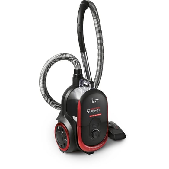 IZZY IZ-4103 Cyclonic Power με Κάδο 3 L Μαύρη Ηλεκτρική Σκούπα image 0