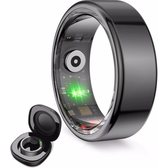 Smart Ring KSIX Saturn 20mm Size 10 - Black image 2