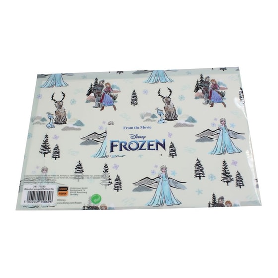Φάκελος Gim Frozen με Κουμπί Γαλάζιο image 1