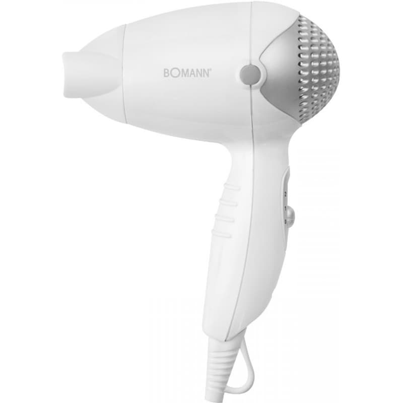 BOMANN Σεσουάρ Μαλλιών Ταξιδίου BOMANN HT 8002 CB 1200 W Λευκό