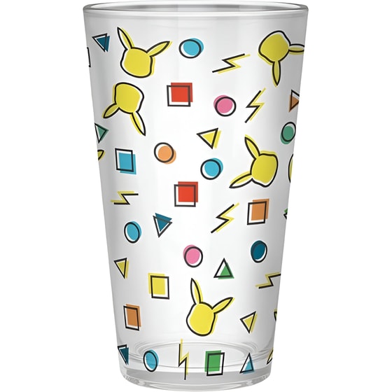 Ποτήρι Abystyle Pokemon Pikachu Pattern Γυάλινο 400 ml - Πολύχρωμο image 0