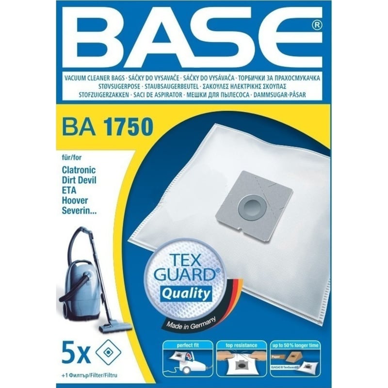 BASE BASE BA1750 5 Τμχ Σακουλες Ηλεκτρικής Σκούπας