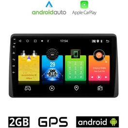 OEM Ηχοσύστημα Αυτοκινήτου Dacia Duster (2019-) Οθόνη αφής 10'' Android 32GB+2GB Μαύρο
