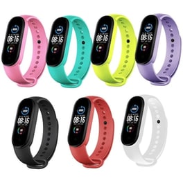 Σετ Λουράκια Σιλικόνης Για Xiaomi Mi Smart Band 5/Mi Smart Band 6 - 7 τμχ