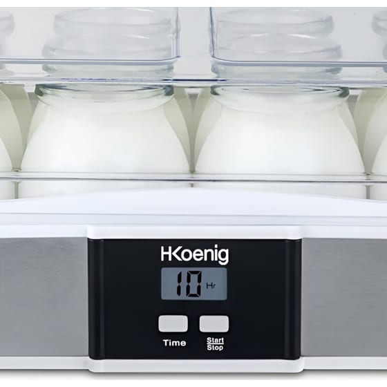 Παρασκευαστής Γιαουρτιού H.KOENIG ELY120 21.5 W 0.16 L Ασημί image 3