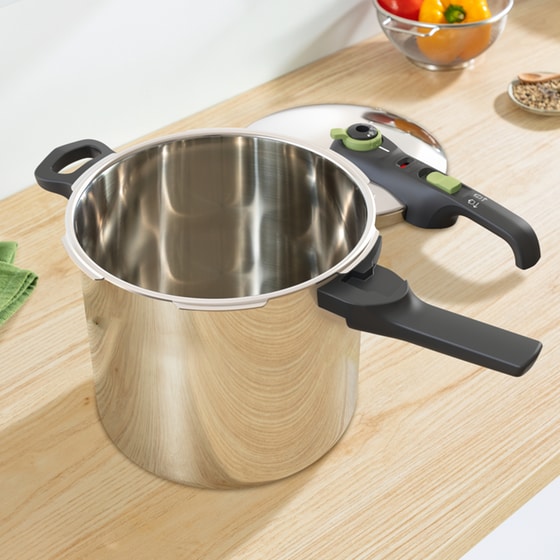 Χύτρα Ταχύτητας TEFAL Secure Trendy P2584402 8 L Inox image 2