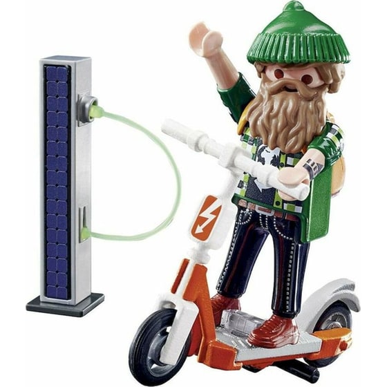 PLAYMOBIL® Special Plus Χίπστερ με Ηλεκτρικό Σκούτερ (70873) image 2