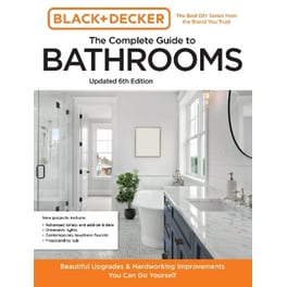 Black and Decker The Complete Guide to Bathrooms Updated 6th Edition