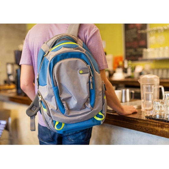 Τσάντα Laptop Πλάτης 15.6" HP Outdoor Sport Γκρι/Γαλάζιο image 4