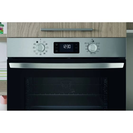 INDESIT IO 258HS X 71 Lt Inox Εντοιχιζόμενος Φούρνος Άνω Πάγκου image 1