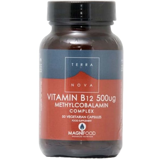 Terranova Vitamin B12 Complex 500μg - 50 κάψουλες image 0