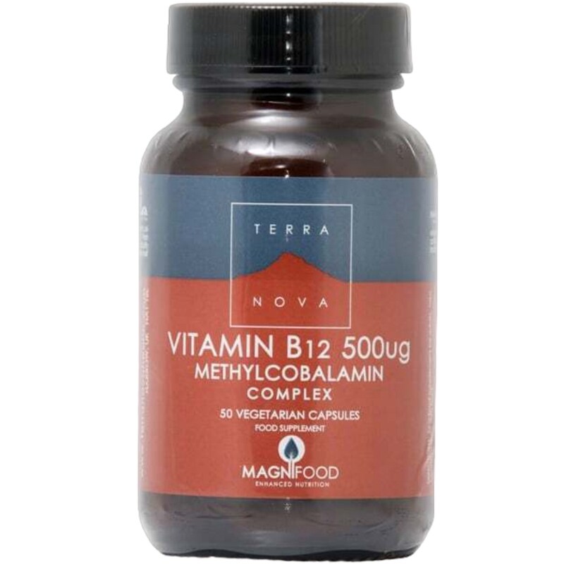 Terranova Vitamin B12 Complex 500μg - 50 κάψουλες