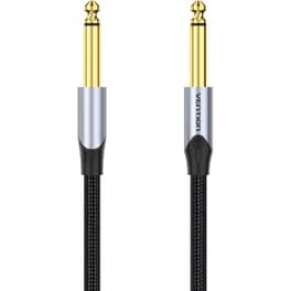 VENTION Καλώδιο Ήχου BASHH 1x 6.5mm Jack Male σε 1x 6.5mm Jack Male 2 m Γκρι
