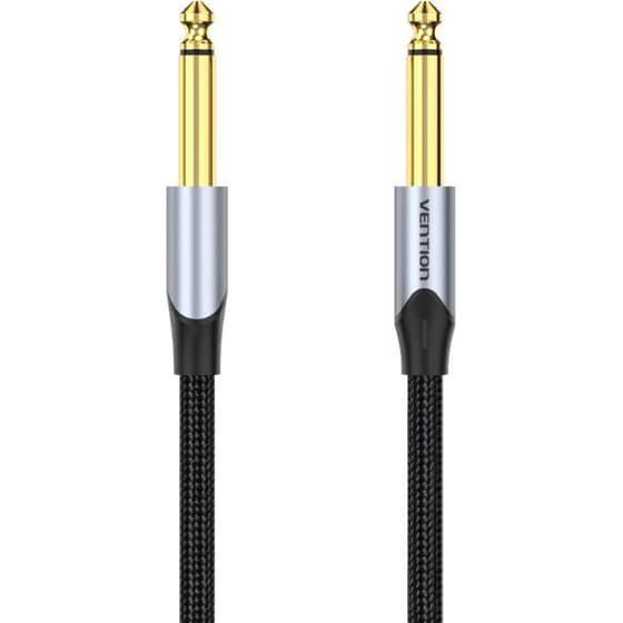 VENTION Καλώδιο Ήχου BASHH 1x 6.5mm Jack Male σε 1x 6.5mm Jack Male 2 m Γκρι image 0