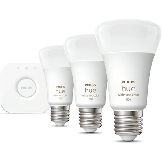 Έξυπνες Λάμπες Philips Smart Kit Hue 9W A60 E27 3 Τμχ - RGBW image 2