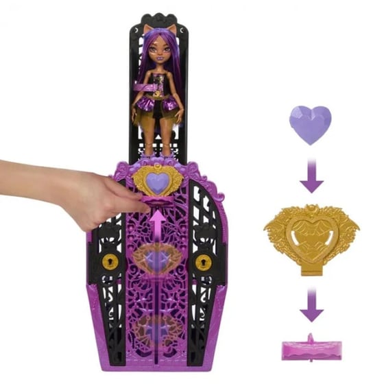 Κούκλα Monster High Mystery Monsters - Clawdeen (HXH85) image 3