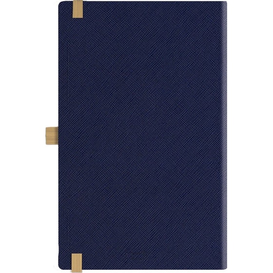 Ημερολόγιο Ημερήσιο 2026 Θεοφύλακτος 12M Saffiano Μπλε image 1