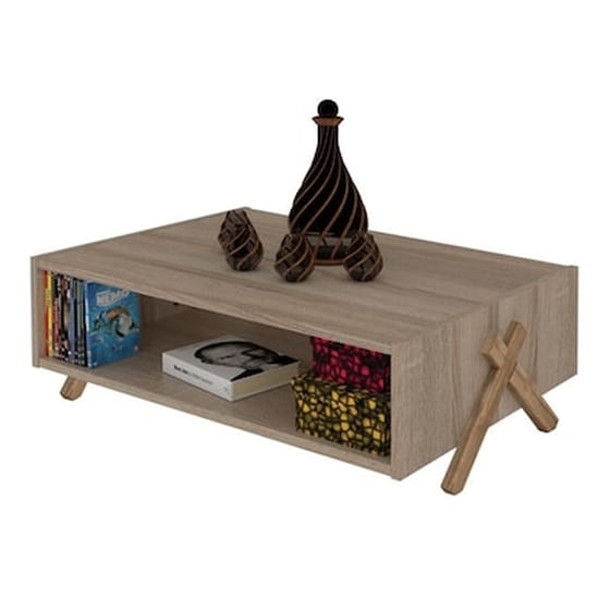 Τραπέζι Σαλονιού Kipp Σε Χρώμα Sonama Οξιά image 0