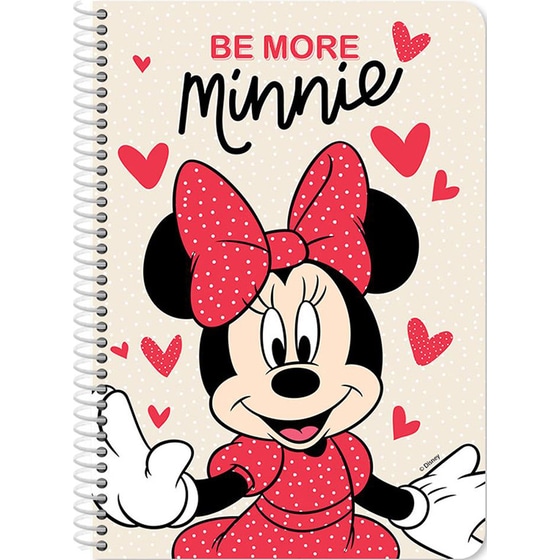 Τετράδιο Σπιράλ DIAKAKIS B5 2 Θεμάτων Minnie Mouse (1 Τεμάχιο) image 2