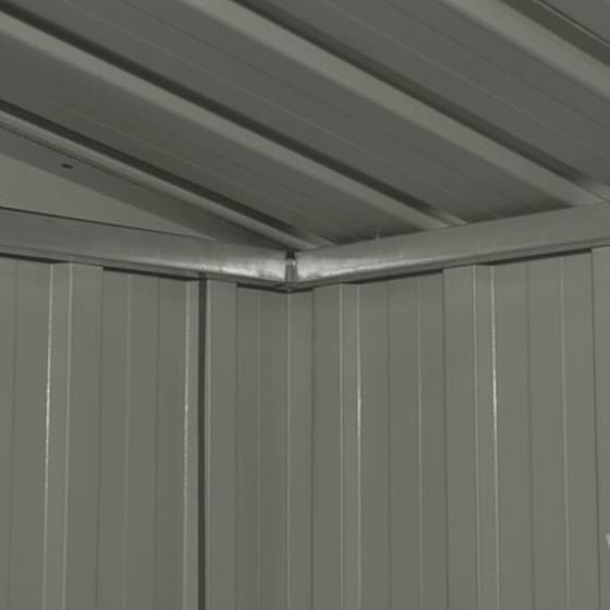 Vidaxl Αποθήκη Κήπου Ανθρακί 257 X 205 X 178 Εκ. Ατσάλινη image 2