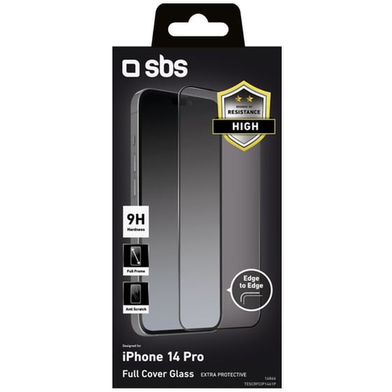 Προστατευτικό οθόνης Apple iPhone 14 Pro - Sbs Full Cover Glass image 1