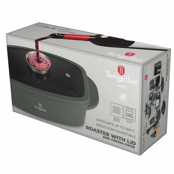 BERLINGER HAUS BH-8775 Μαντεμένια Γάστρα 32 cm 6 L Πράσινο image 2