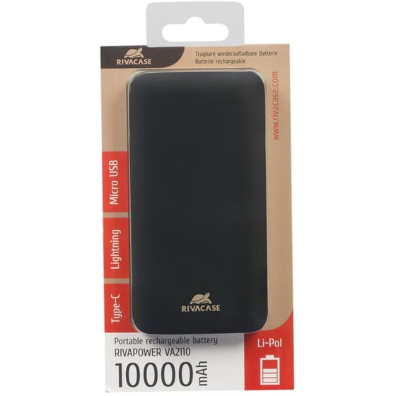 Powerbank Rivapower VA2110 10.000mAh - Μαύρο image 10