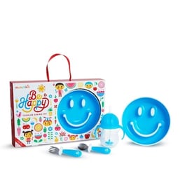 Munchkin Παιδικό Σετ Φαγητού 4 Τμχbe Happy Toddler Dining Set Blue 051873