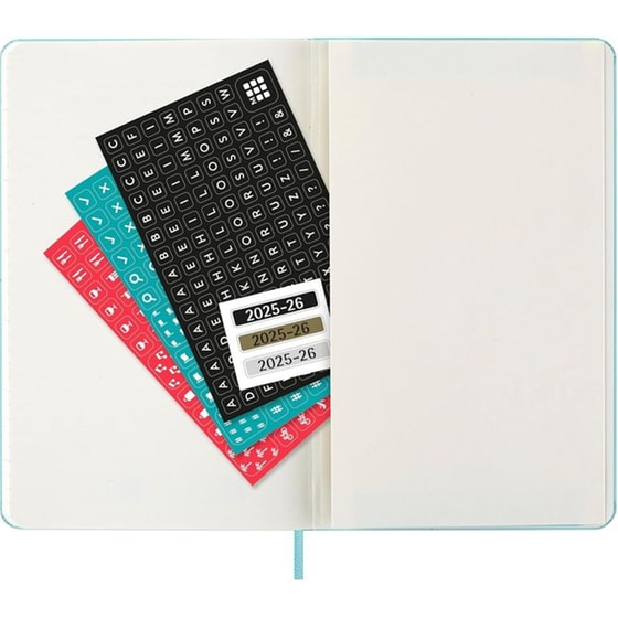 Ημερολόγιο Εβδομαδιαίο Moleskine 2025-2026 18Μ Large Aquamarine Hard image 6