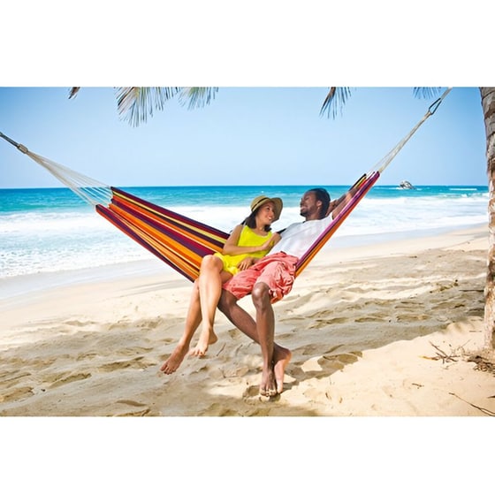 Αιώρα Αλεξίπτωτο Κρεμαστή Amazonas Lambada Tropical από Ύφασμα 210x140cm - Πολύχρωμη image 1