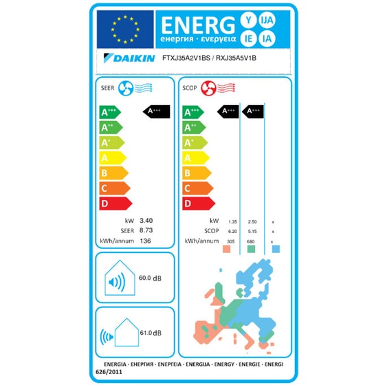 DAIKIN Emura FTXJ35AS/RXJ35A Κλιματιστικό Inverter 12.000 BTU A+++/A+++ με WiFi image 3
