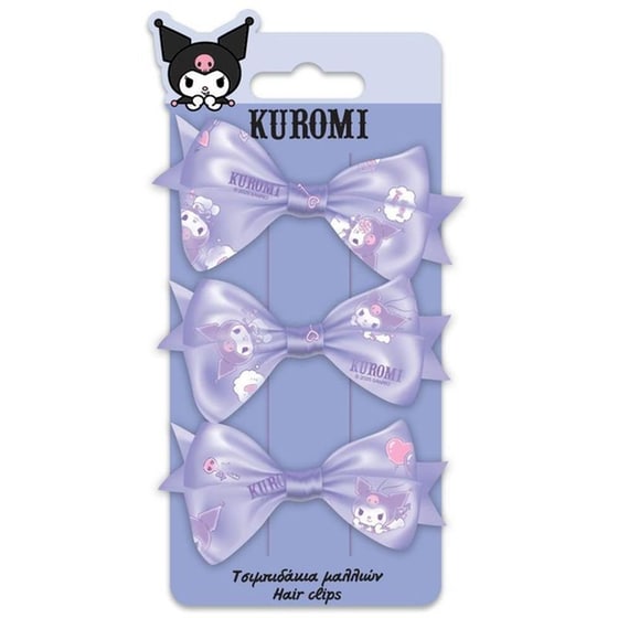 Τσιμπιδάκι Μαλλιών Διακάκης Kuromi (3 Τεμάχια) image 0