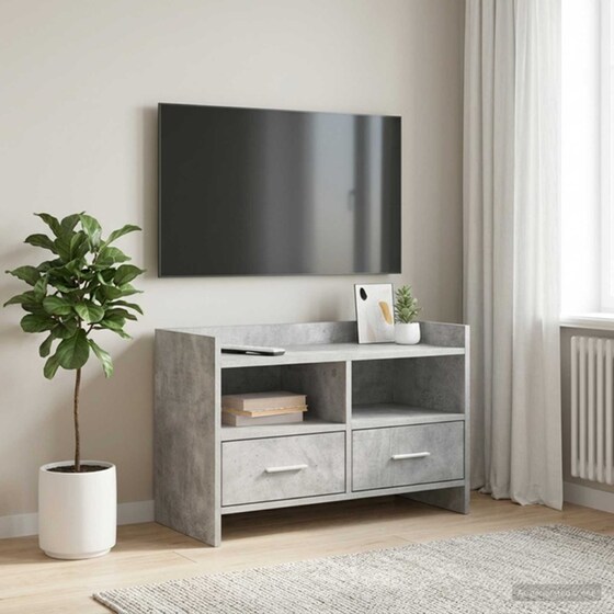 Έπιπλο Τηλεόρασης VidaXL 71,5 x 33 x 47 cm - Γκρι Σκυροδέματος image 1