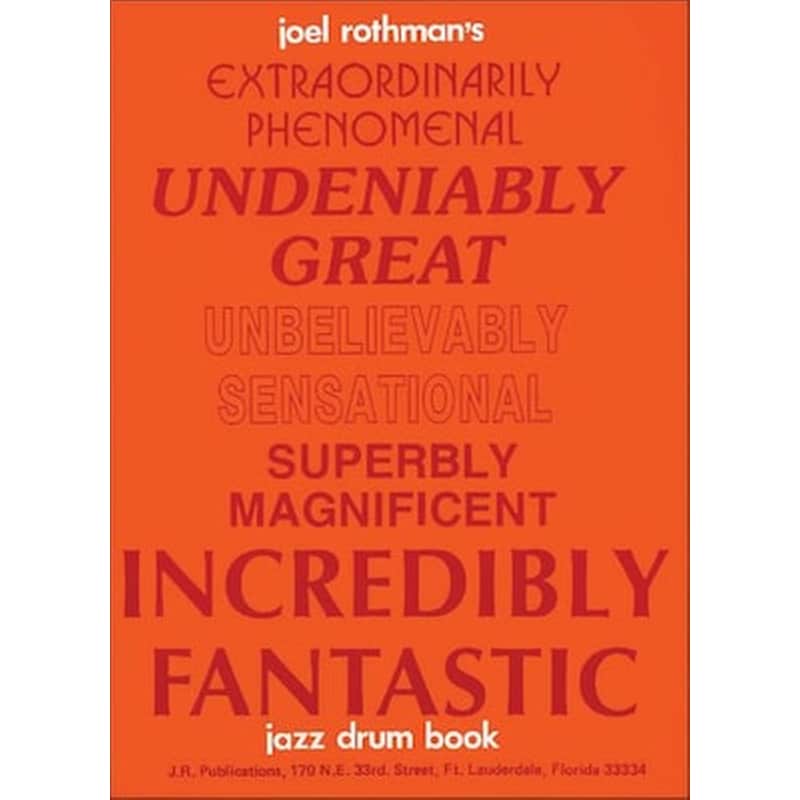 JOEL ROTHMAN Βιβλίο Για Drums Joel Rothman Rothman - Jazz Drum Book