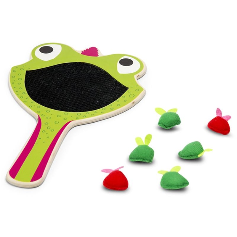Ξύλινο Παιχνίδι BS Toys Ρακέτα Βατραχάκι BS TOYS