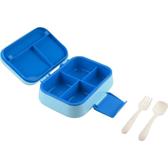 Φαγητοδοχείο με Κουτάλι και Πιρούνι Estia Home Art Save the Aegean Ocean Play 1030 ml image 1