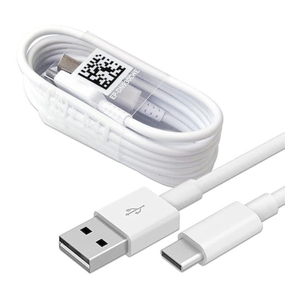Καλώδιο δεδομένων Samsung Ep-dn930cwe Usb-C 3.1A 1m Bulk - White image 0