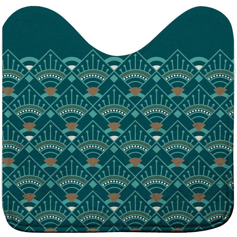 Πατάκι Λεκάνης Spitishop L-c Imperia 1801863 από Πολυεστέρα 45x45cm - Πετρόλ