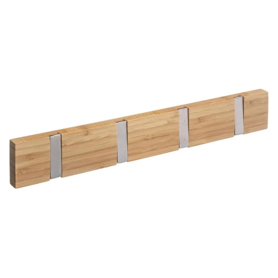 Κρεμάστρα Τοίχου Spitishop F-v Hook Nat 151577 από Bamboo 40x5.5x6cm - Φυσικό image 1
