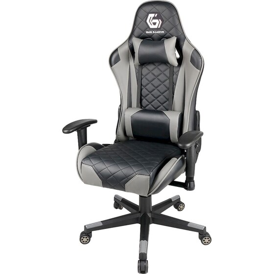 Gaming Καρέκλα Gembird GC-03-BG από Τεχνητό Δέρμα - Μαύρο/ Γκρι image 8
