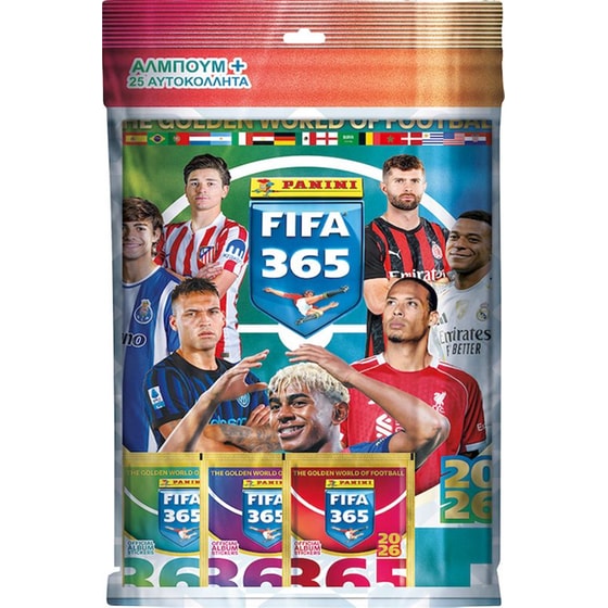 Panini Αυτοκόλλητα Fifa 365 2026 Starter Pack - 5 Φακελάκια & Άλμπουμ image 0