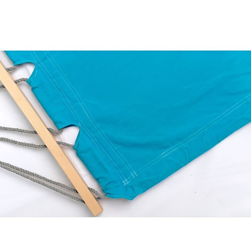 AMAZONAS Αιώρα Αλεξίπτωτο Κρεμαστή Amazonas Miami Aqua από Ύφασμα/Ξύλο 220x120cm - Μπλε