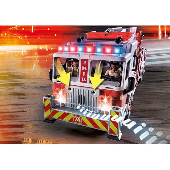 PLAYMOBIL® City Action US Tower Ladder: Πυροσβεστικό όχημα (70935) image 5