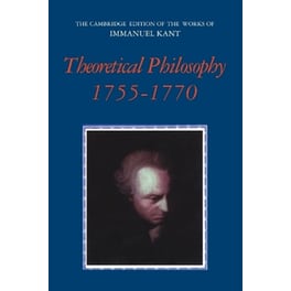 Theoretical Philosophy, 1755–1770